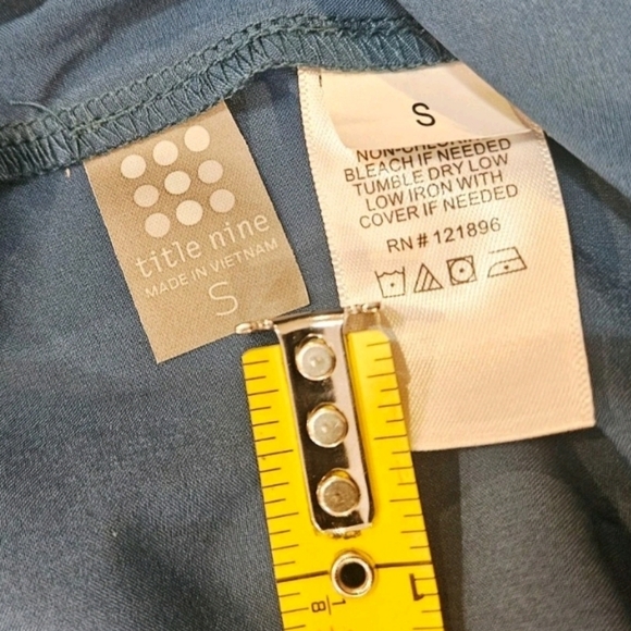 Title Nine Round Trip Sleeveless Women's Teal Blue Jumpsuit Size Small - Picture 14 of 15